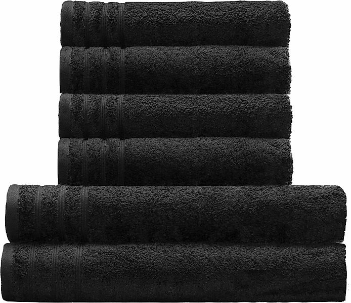Kleine Wolke Handtuch Set "Royal, 6 Stück (4 Handtücher 50/100 cm + 2 Dusch günstig online kaufen