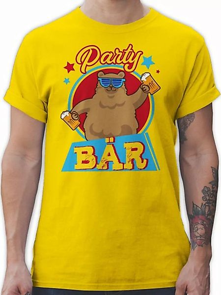 Shirtracer T-Shirt Party Bär Party & Alkohol Herren günstig online kaufen