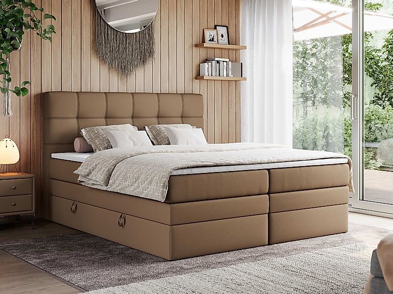 MKS MÖBEL Boxspringbett ERNI KING (T30-Schaum, günstig online kaufen