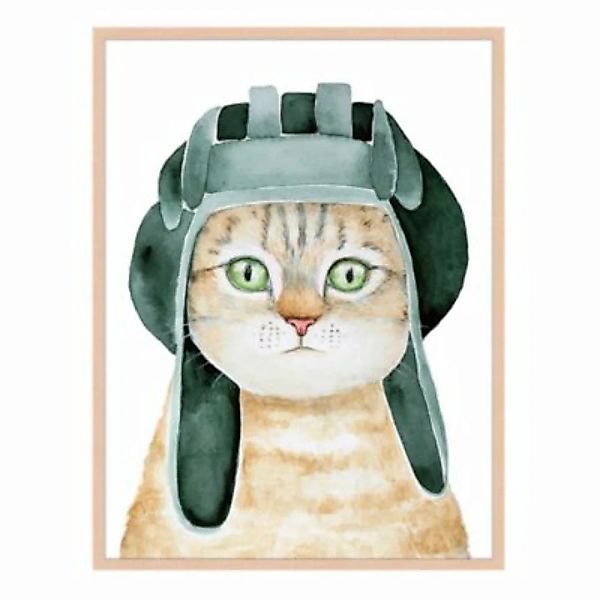 Milan Moon Wandbild Kätzchen beige Gr. 30 x 40 günstig online kaufen