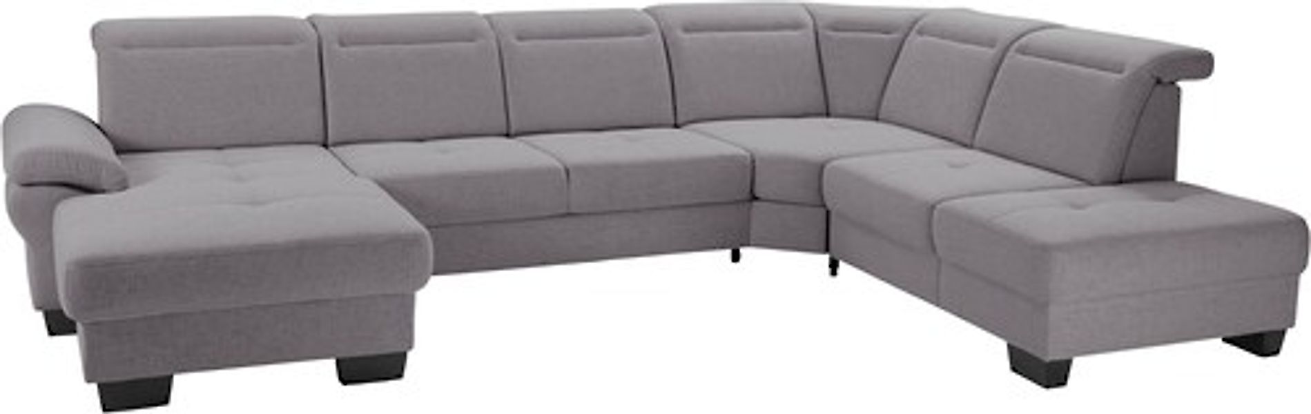 Home affaire Wohnlandschaft »Cornwall U-Form« inkl. Sitztiefenverstellung, günstig online kaufen