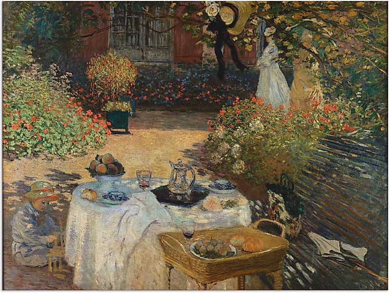 Artland Wandbild "Im Garten Claude Monets in Argenteuil", Garten, (1 St.), günstig online kaufen