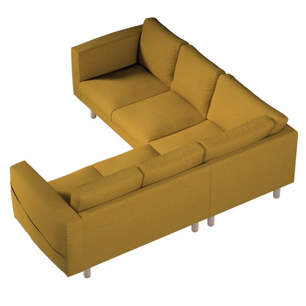 Bezug für Norsborg 4-Sitzer Ecksofa, gelb, Norsborg 4-Sitzer Ecksofabezug, günstig online kaufen