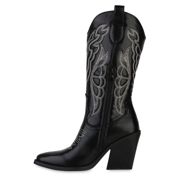 VAN HILL 840906 Cowboystiefel Damen Cowboystiefel günstig online kaufen