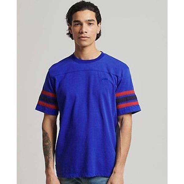 Superdry  T-Shirts & Poloshirts M1011357A QUARTERBACK TEE-3H1 REGAL BLUE günstig online kaufen