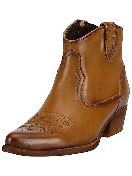 Felmini Stiefelette Leder Cowboy Stiefelette günstig online kaufen