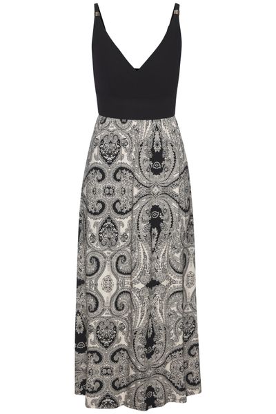LASCANA Maxikleid Ohne Taschen mit Paisleydruck, leichtes Sommerkleid, Jers günstig online kaufen