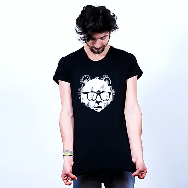 Panda Forest - T-shirt Männer Bedruckt günstig online kaufen