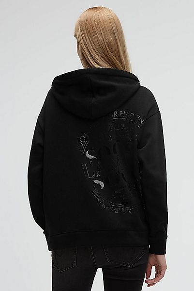 SOCCX Kapuzensweatjacke mit Glitzersteinchen günstig online kaufen