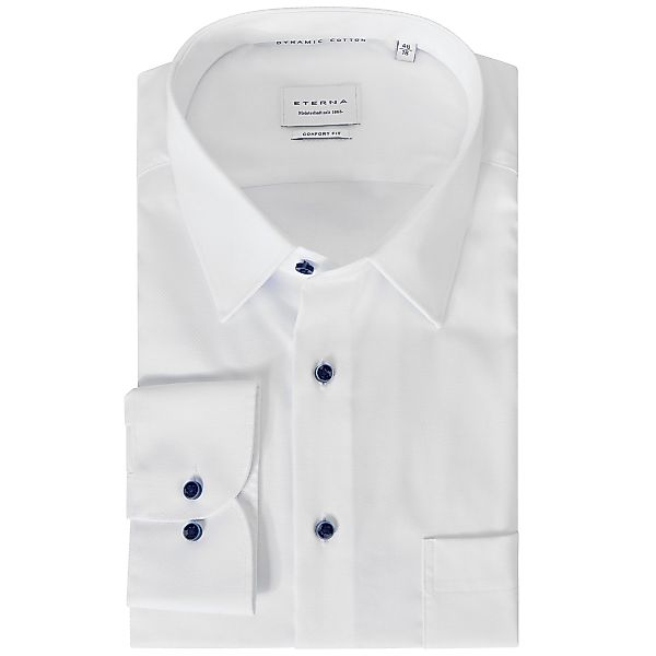 ETERNA Businesshemd aus "Dynamic Cotton™", bügelfrei Farbe weiß Größe: 54 günstig online kaufen
