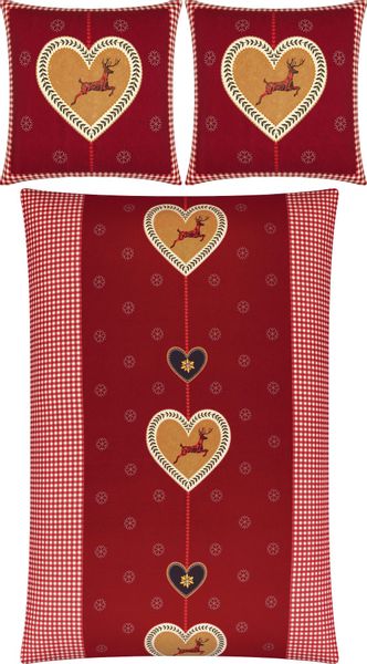 Kaeppel Bettwäsche Bettwäsche, Biber, Karo günstig online kaufen