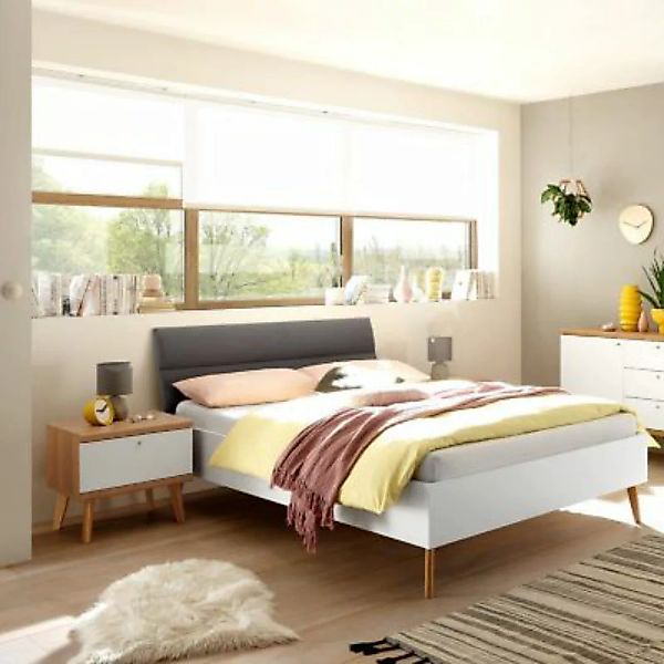 Lomadox Einzelbett Jugendbett Set 140x200cm mit Nachttisch MAINZ-61 im Scan günstig online kaufen