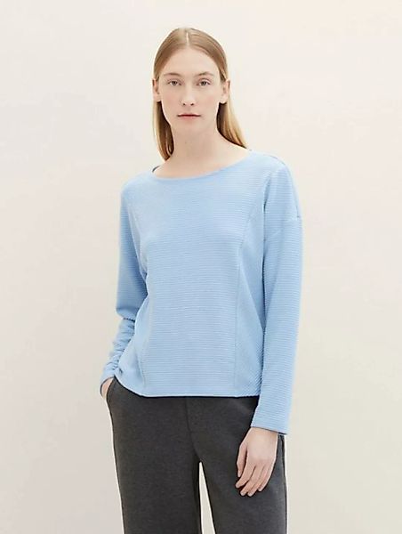 TOM TAILOR Sweatshirt Sweatshirt mit Struktur günstig online kaufen