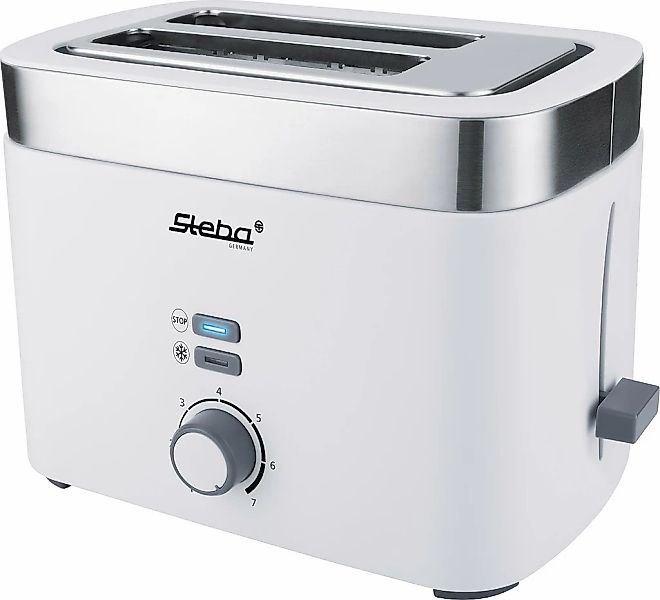 Steba Toaster "TO 10 Bianco" 2 kurze Schlitze 930 W günstig online kaufen