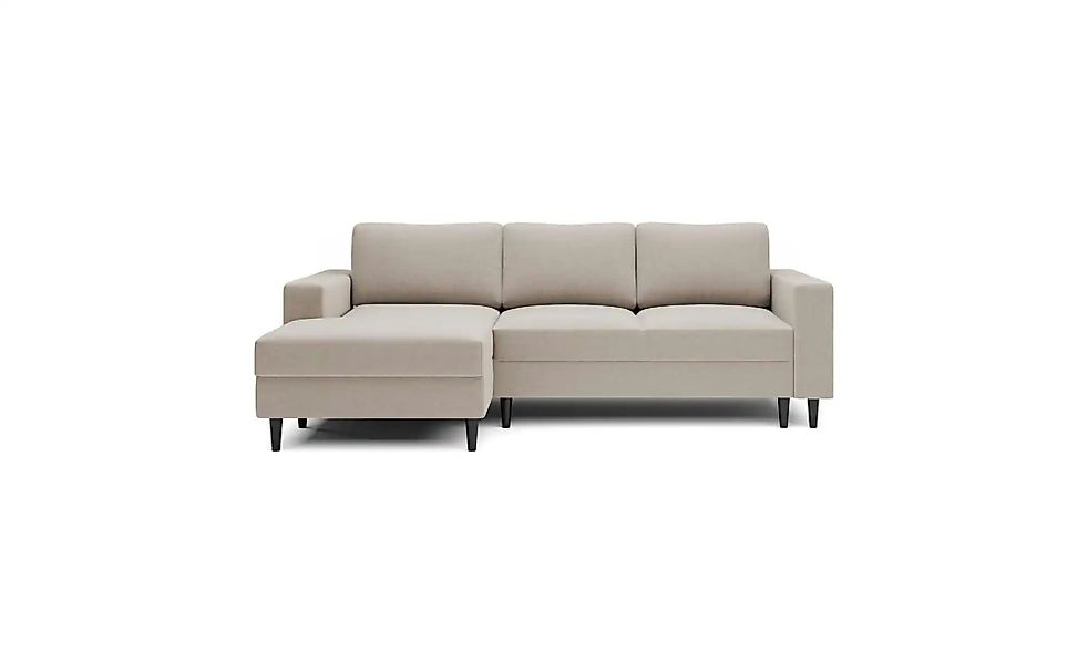 Ecksofa mit Schlaffunktion Nalika  ¦ grau ¦ Maße (cm): B: 230 H: 77 Polster günstig online kaufen