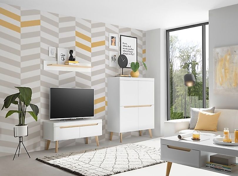 INOSIGN Wohnwand »Torge, Anbauwand, Schrankwand, Mediawand, Wohnzimmer-Set« günstig online kaufen