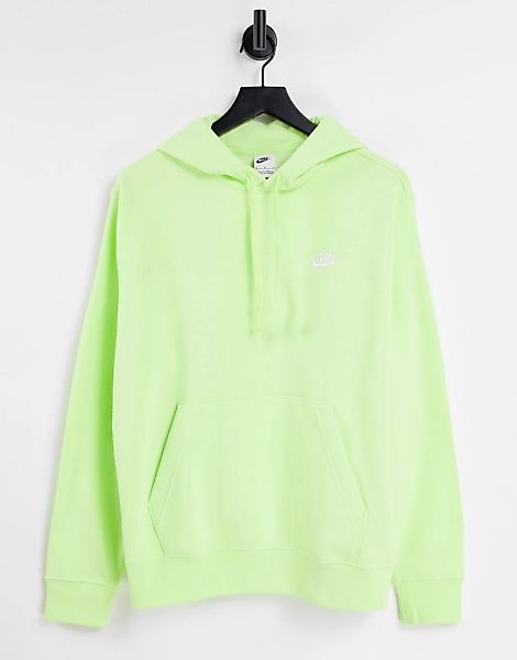 Nike – Club – Kapuzenpullover in Zitronengelb günstig online kaufen