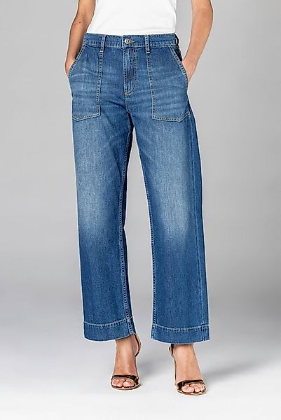 Joop Jeans Weite Jeans Esra mittlere Bundhöhe, weites Bein günstig online kaufen