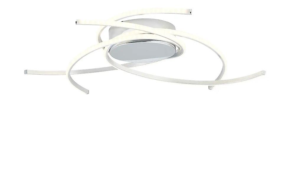 KHG LED-Deckenleuchte  3-flammig  Chrom   ¦ silber ¦ Maße (cm): H: 4  Ø: 51 günstig online kaufen