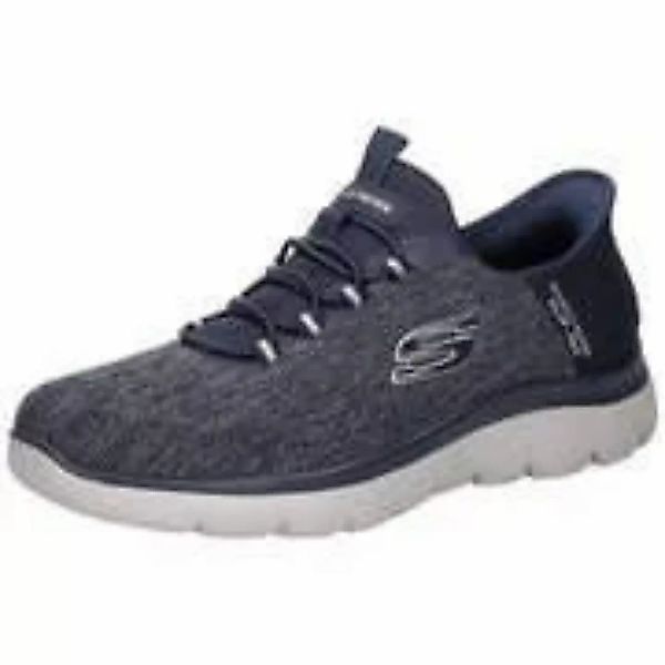 Skechers Slip On Sneaker Herren blau|blau günstig online kaufen