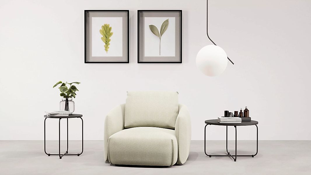 Guido Maria Kretschmer Home&Living Sessel "Shawn", organische Form, mit hoc günstig online kaufen