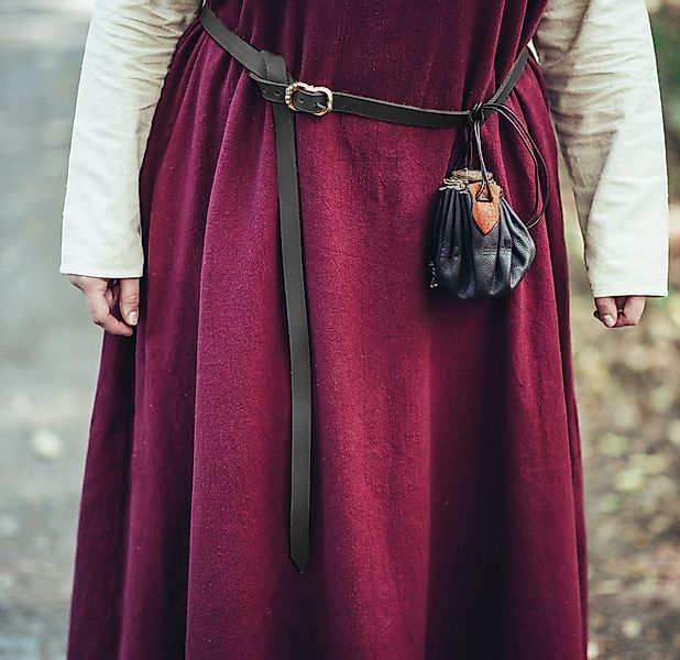 Leonardo Carbone Ritter-Kostüm Schlichter Mittelalter Gürtel aus Leder schw günstig online kaufen