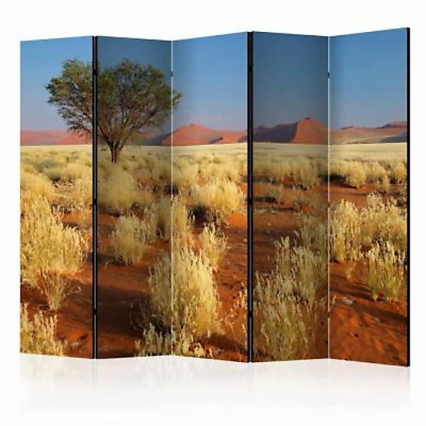 artgeist Paravent Desert landscape, Namibia II [Room Dividers] grün-kombi G günstig online kaufen