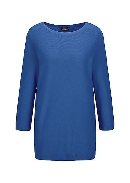 GOLDNER Rundhalspullover "Kurzgröße Eleganter Baumwollpullover, Halbarm" U- günstig online kaufen