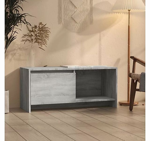 furnicato TV-Schrank Grau Sonoma 90x35x40 cm Holzwerkstoff günstig online kaufen
