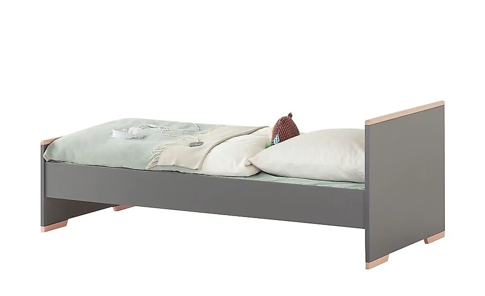 Bett  Soe ¦ grau ¦ Maße (cm): B: 205 H: 76 T: 96.0 Betten > Bettgestelle - günstig online kaufen