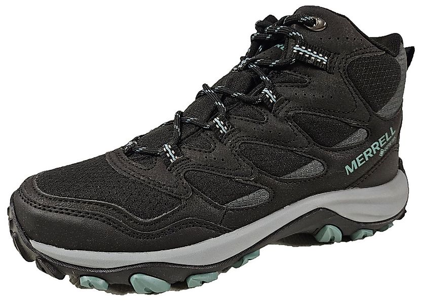 Merrell West Rim Damen Gore-Tex Vegan Mid GTX schwarz wasserdicht Wandersch günstig online kaufen