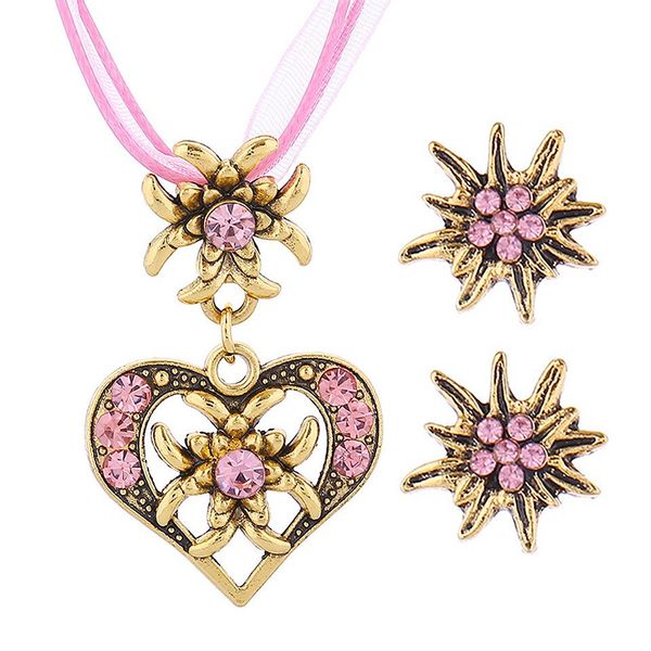 Coonoor Schmuckset Damen Oktoberfest Schmuckset, Edelweiß günstig online kaufen