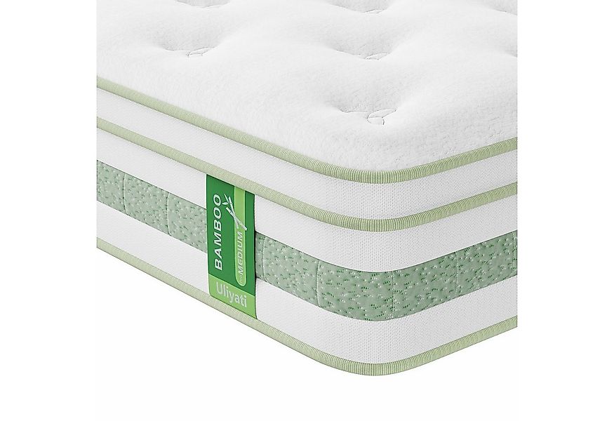 Federkernmatratze H3 Taschenfederkernmatratze 25cm höhe Matratze 7-Zonen At günstig online kaufen