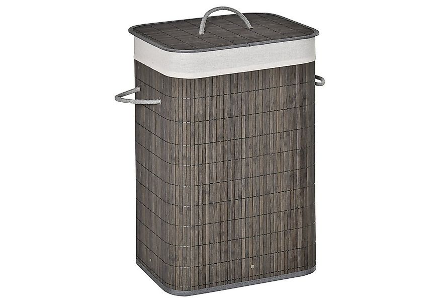 HOMCOM Wäschekorb mit Griffen, herausnehmbarer Wäschesack (Wäschesortierer, günstig online kaufen