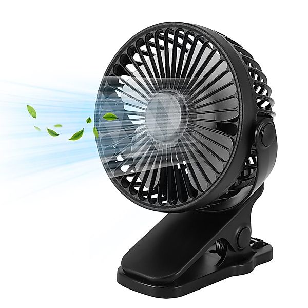 BlingBin Mini USB-Ventilator Tischventilator mit Clip, günstig online kaufen