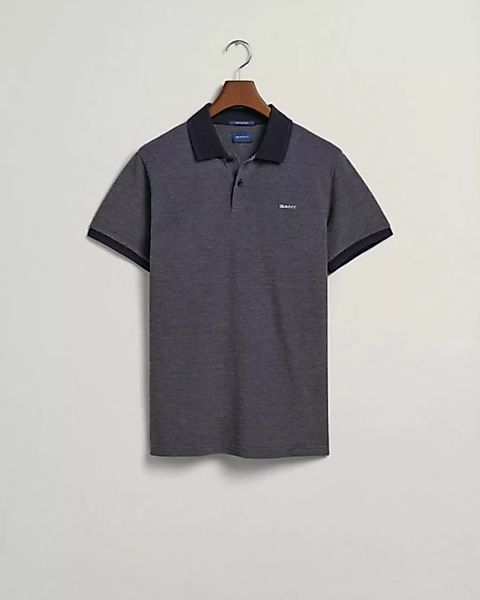 Gant T-Shirt 4-COL OXFORD SS PIQUE, PERSIAN BLUE günstig online kaufen