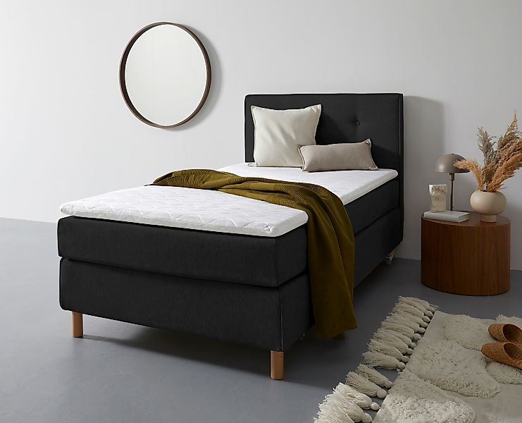 Home affaire Boxspringbett "Heimatblick 100x200cm beliebig erweiterbar zu D günstig online kaufen