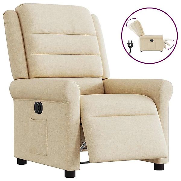 vidaXL Relaxsessel Elektrisch Creme Stoff 3303302 günstig online kaufen