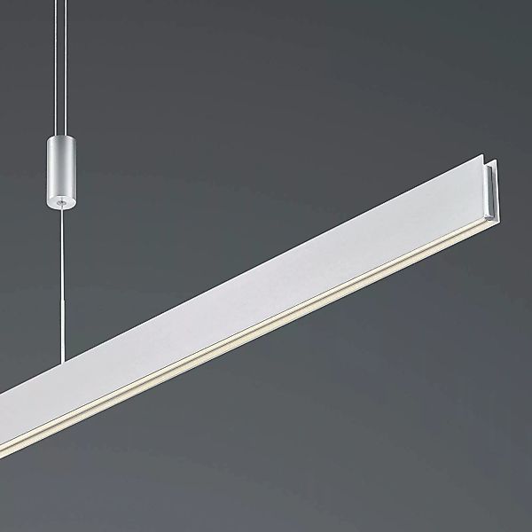 LED-Hängeleuchte Delta, 130cm, aluminium günstig online kaufen