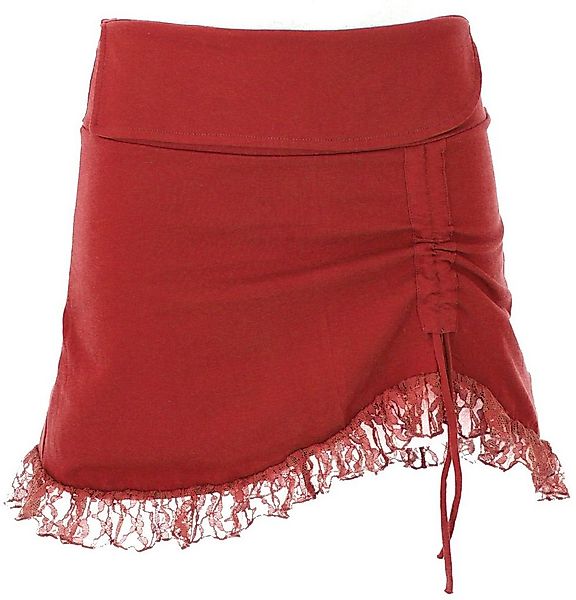 Guru-Shop Minirock Boho Minirock mit Spitze, superkurzer Pixirock,.. altern günstig online kaufen