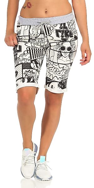 CLEO STYLE Sweatbermudas Sweat Bermuda 9 günstig online kaufen
