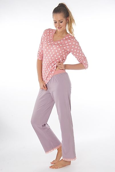 Consult-Tex Pyjama Damen Pyjama Schlafanzug Langarm günstig online kaufen