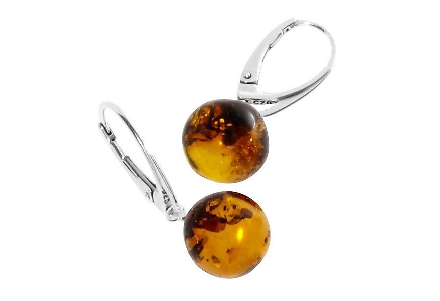 OSTSEE-SCHMUCK Paar Ohrhänger Ostsee-Schmuck Ohrhänger Klassisch 10 mm (2-t günstig online kaufen