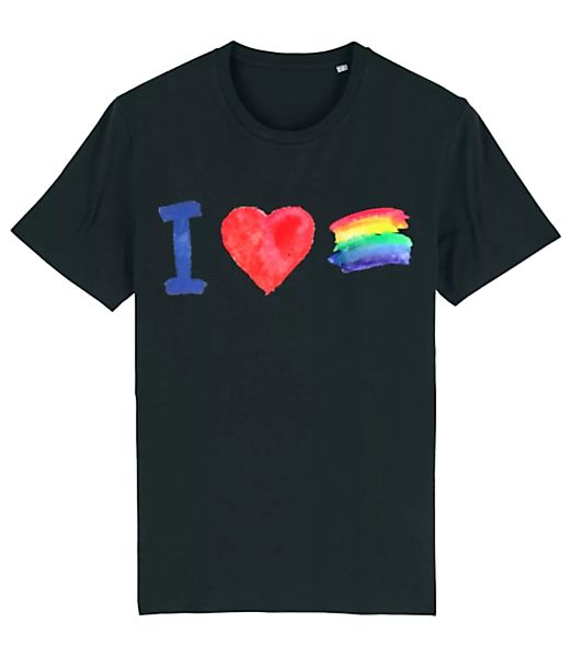 I Love Rainbows · Männer Bio T-Shirt Stanley Stella günstig online kaufen