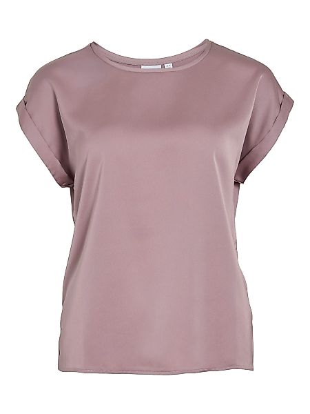 Vila T-Shirt Satin Blusen Kurzarm Basic günstig online kaufen