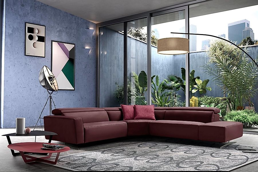 Egoitaliano Ecksofa "Stefanie-e, Designsofa der Extraklasse, bequem mit hoh günstig online kaufen