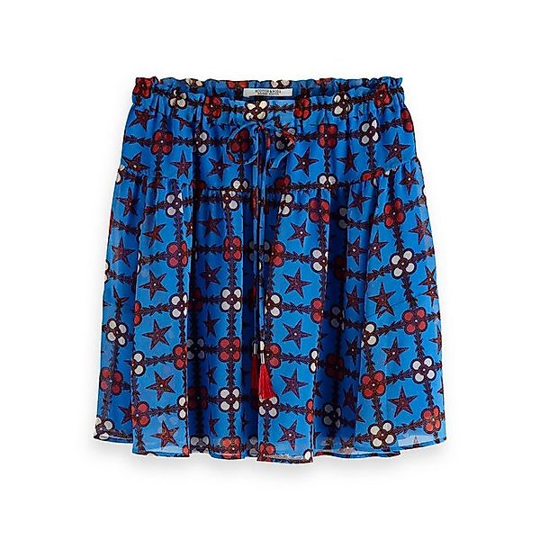 Maison Scotch Sweatrock Maison Scotch Damen Rock Printed Flowy Mini Skirt 1 günstig online kaufen