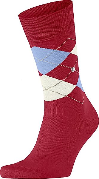 Burlington Manchester Socken Kariert Rot 8049 - Größe 40-46 günstig online kaufen