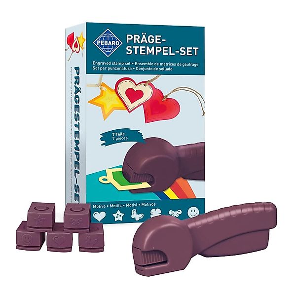 Pebaro Prägestempel-Set Papier Prägezange günstig online kaufen