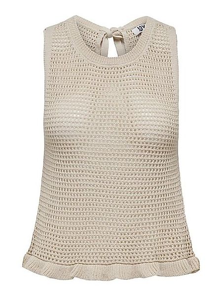 JACQUELINE de YONG Shirttop JDYTIKKA S/L STRUCTURE FRILL TOP KNT günstig online kaufen